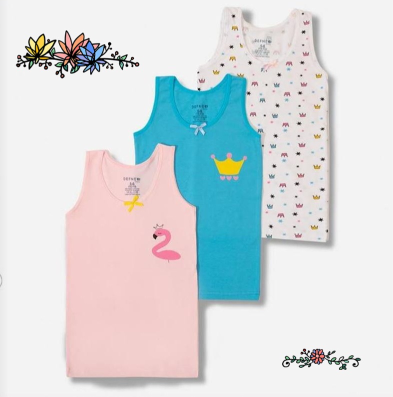 Qızlar üçün alt geyim dəsti Flamingo