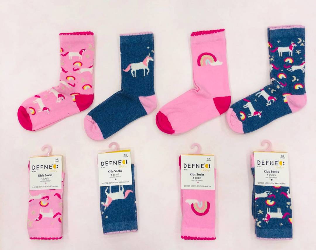 Qızlar üçün corab Unicorn