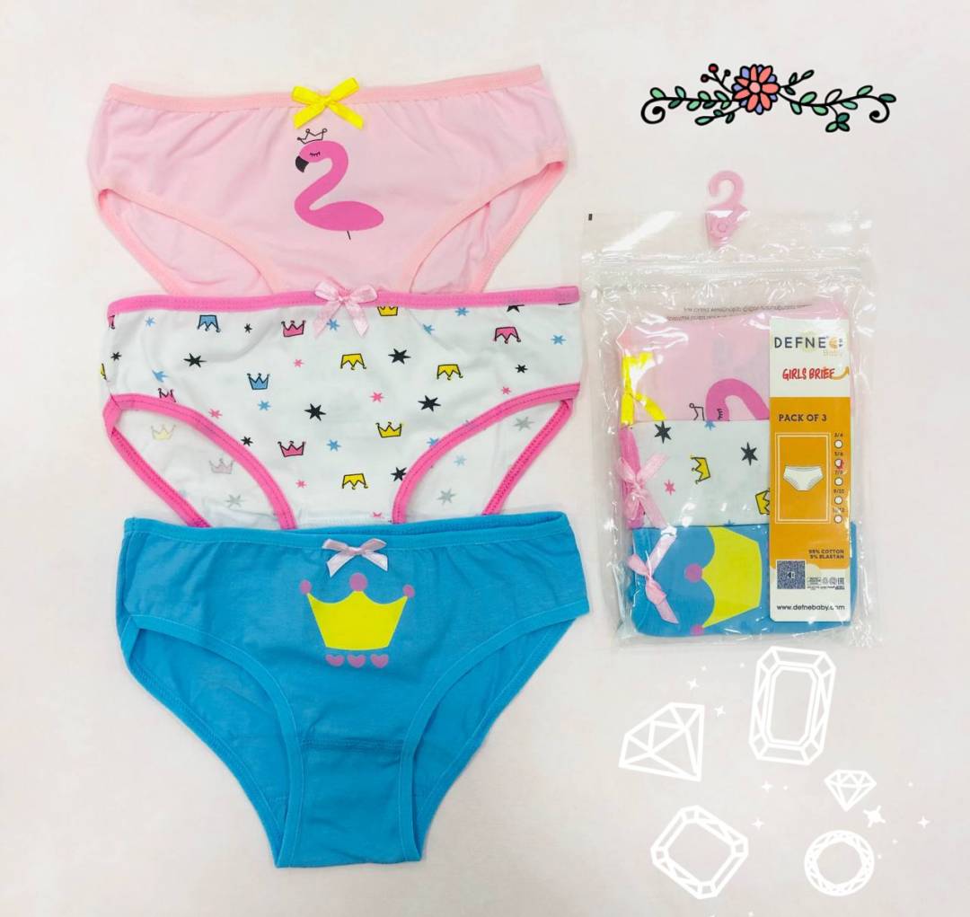 Qızlar üçün alt paltar dəsti Flamingo